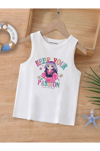 BENROMA 1 tricou este un cadou pentru achiziții de 6 și mai sus în coș - Tricou fără mâneci pentru copii cu imprimeu cu personaje de desene animate