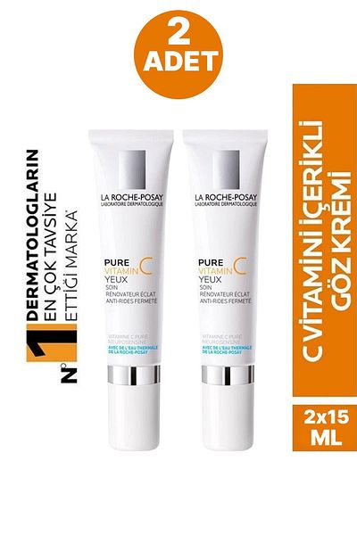 La Roche Posay Redermic C Yeux 15 ml 2 Pcs