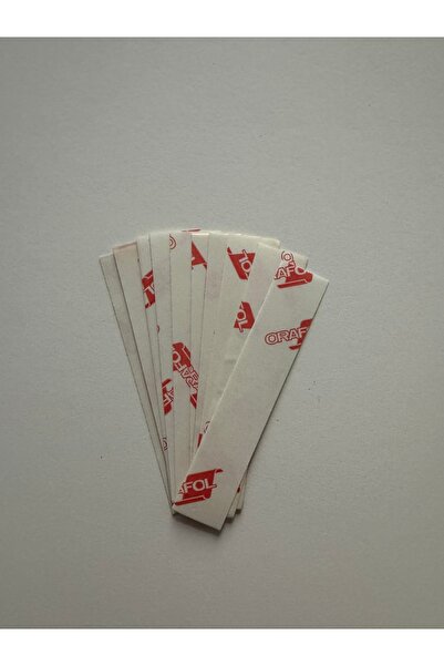 Orafol 20mmx100mm (2cmx10cm) Şeffaf İnce Güçlü Çift Taraflı Bant - 10 Adet