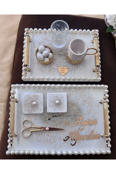 CyzHome Unison Gold Promise Engagement Tray