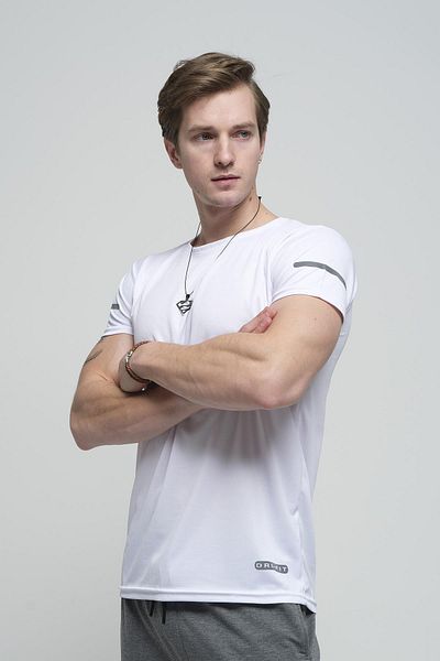 Oksit Ανδρικό Tshirt Cappi Micro Polyester Slim Fit Performance Training Athlete