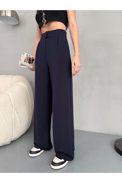 alanora Women's Lycra Loose Wide Leg Palazzo Trousers