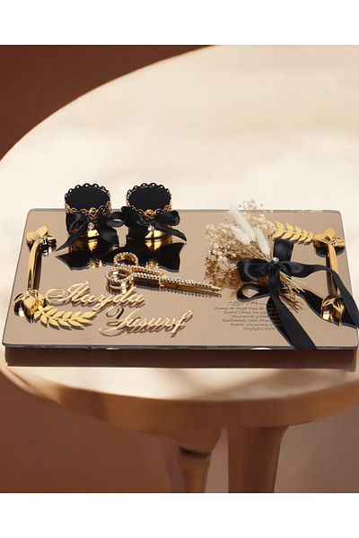 CyzHome Harmony Gold Promise Engagement Tray