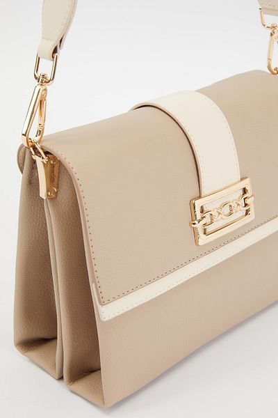 Levidor Γυναικεία τσάντα ώμου Mink-Cream 930219
