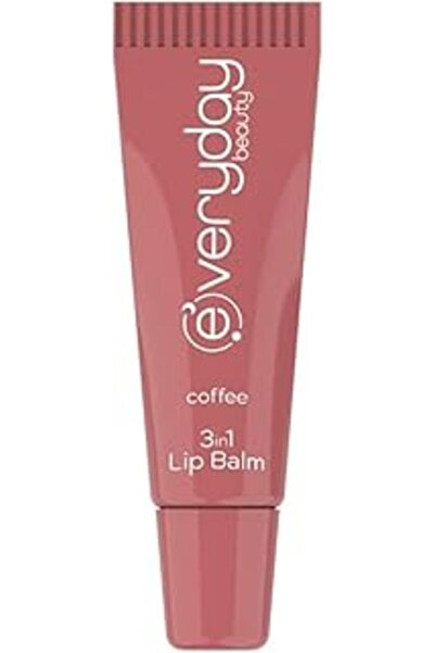 Genel Markalar Everyday Beauty Kahve Aromalı 3'Ü 1 Arada Dudak Bakım Kremi Lip Balm 10 Ml