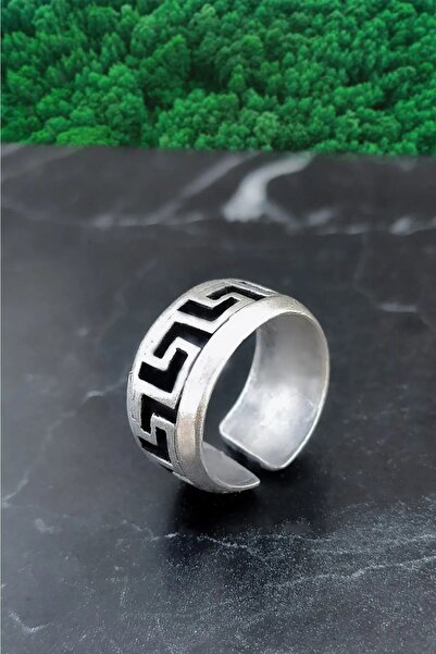 Herşey Nota Labyrinth Wedding Ring Model Unisex Adjustable Joint Ring