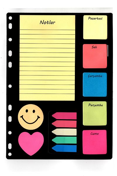 Limmy Mixed Posit Adhesive Note Paper Pos It (19X26 cm)