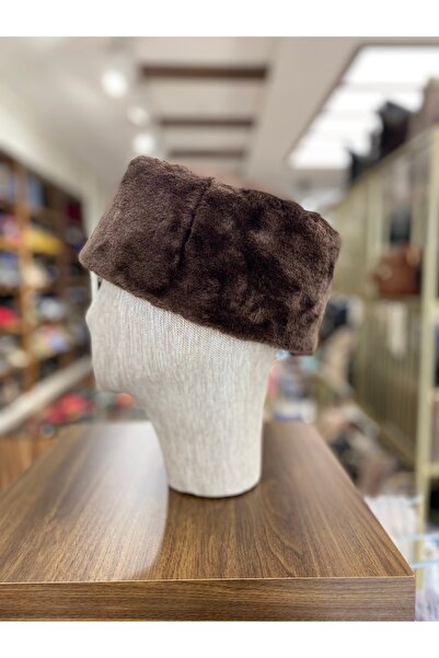 Göksu Şapka Plush Caucasian Heart Round Lined Russian Heart