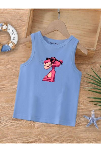BENROMA 1 tricou este un cadou pentru achiziții de 6 și mai sus în coș - Tricou fără mâneci pentru copii cu imprimeu cu personaje de desene animate