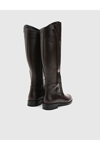 İLVİ Rosenby Hakiki Deri Kadın Kahverengi Çizme
