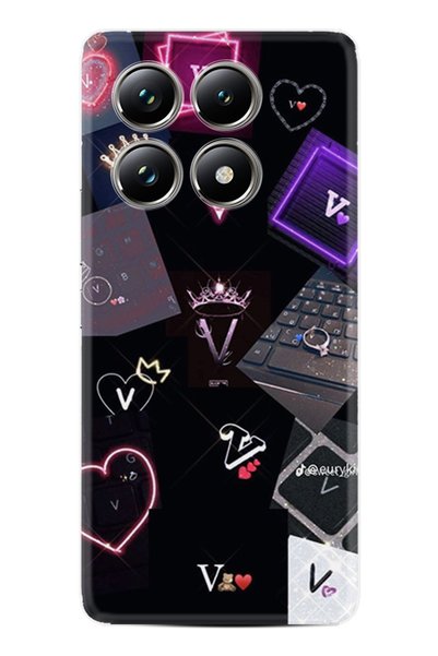 Arvencase حافظة Poco X6 Pro متوافقة مع الكاميرا المطبوعة عالية الدقة ومحمية م...