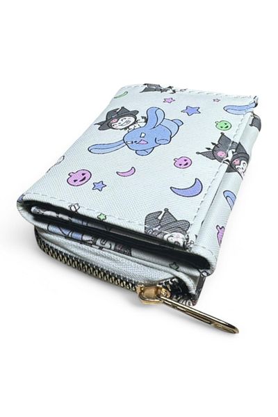 gullfoss Cute Characters Cream Multi-Compartment Wallet