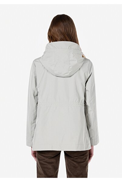 Colin's Πράσινο αδιάβροχο γυναικείο αδιάβροχο με κουμπωτά κουμπώματα - Regular Fit Lined Cl1073796