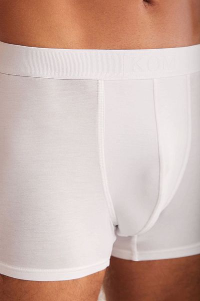 Kom Ανδρικά μποξερ Troy Cotton Modal 2 Pack - Λευκό