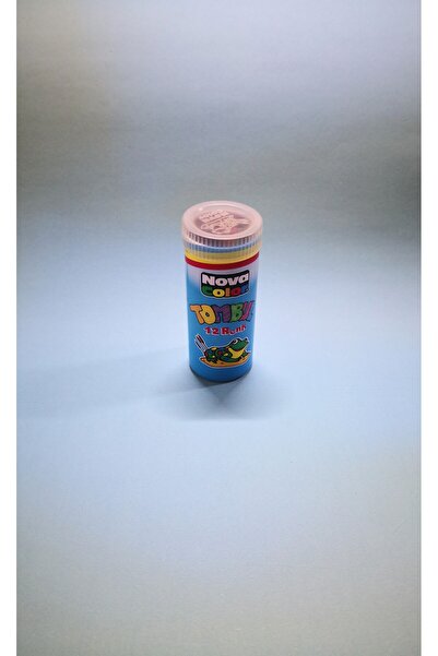 Nova Color Tombul Mum Boya 12 Renk Metal Kutulu Silinebilir Doğa Dostu Ürün