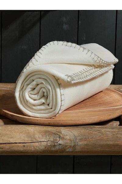 arslan deco Fleece Blanket, Shepherd's Stitching Fleece Tv Blanket