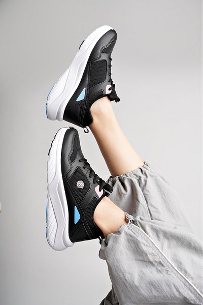 McDark Black and Blue Women's Sneaker Sneakers