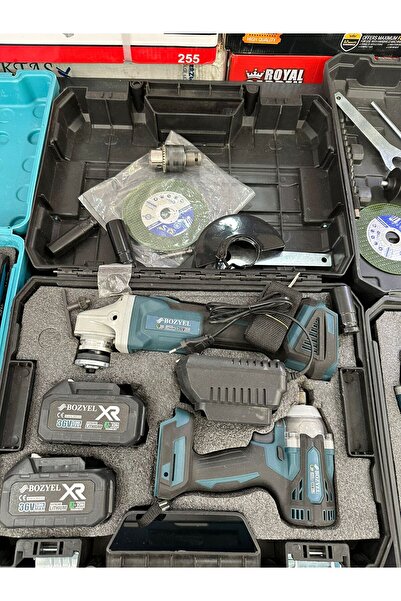 bozyel İkili (somun Sıkma Ve Sökme Makinası Ispral Makinası )çantalı Şarjlı Makina Seti