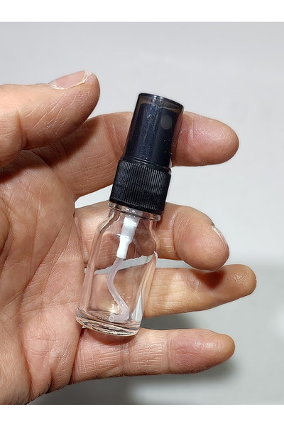 dercam Cam Fısfıslı Kolonya ve parfüm Şişesi 10 Adet 10 cc (10ML)