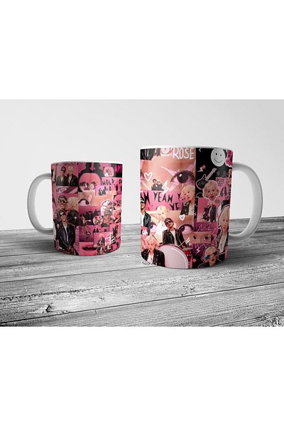 Pixxa Bruno Mars Rose Apt - Mug and Cup Model 3