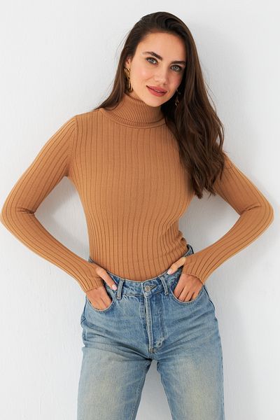 Cool & Modest Дамска трикотажна блуза тип Camel MYV102-90