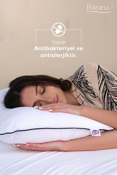 Formeya 2 Climate Nano Gel Hotelkissen – 50 x 70 cm, 100 % Baumwolle, Außenstoff