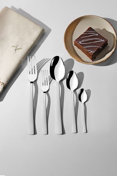 Nehir Sea Satin - 60 Pieces Fork and Spoon Set for 12 People
