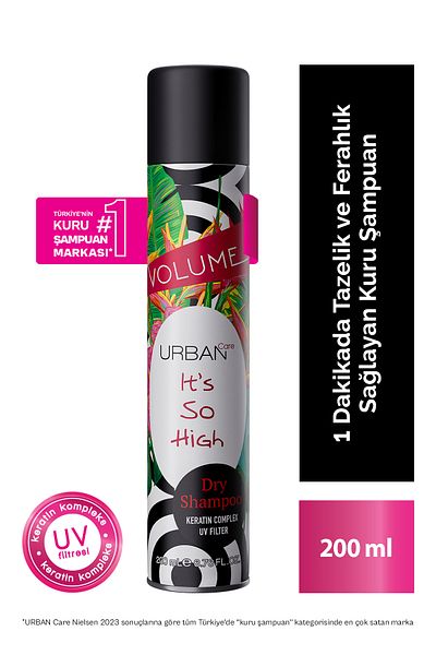Urban Care Tropical Scented Volumizing Dry Shampoo - Vegan - Uv Protection - 200 ml
