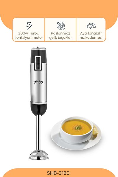 Sinbo Shb-3180 Stick Hand Blender - 300W