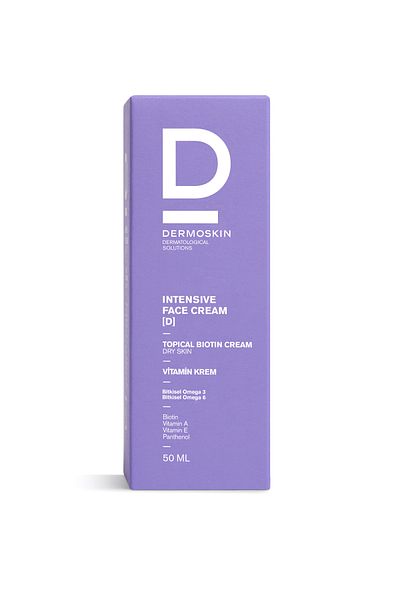 Dermoskin Intensive Face Topical Biotin Cream(D) |   Moisturizing Intensive Care Cream for Dry Skin |   50ml