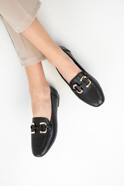 SOHO Schwarze Ballerinas für Damen 20204