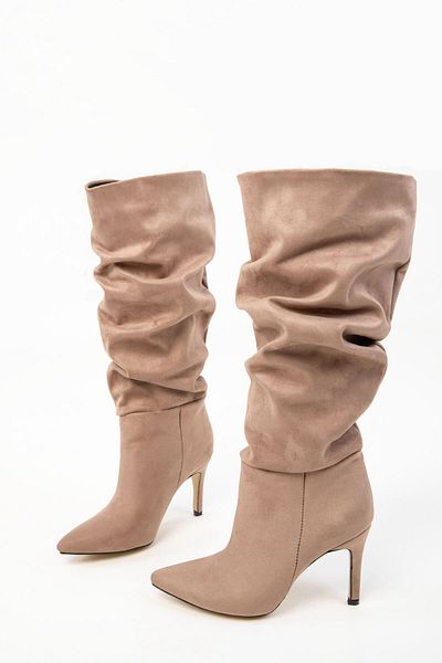 SOHO Γυναικείες μπότες Mink Suede 17549