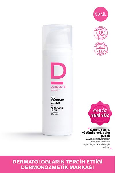Dermoskin 50 ml Probiotic Cream Dry - Ato Printed, Classic for Skin