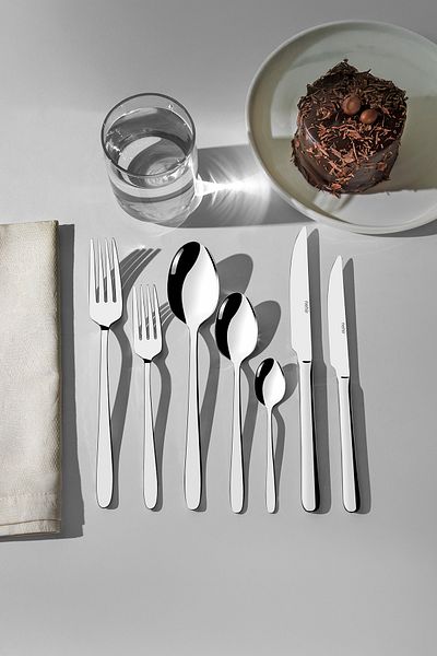 Nehir Sultan Sade 84 Piece Boxed Fork Spoon Set