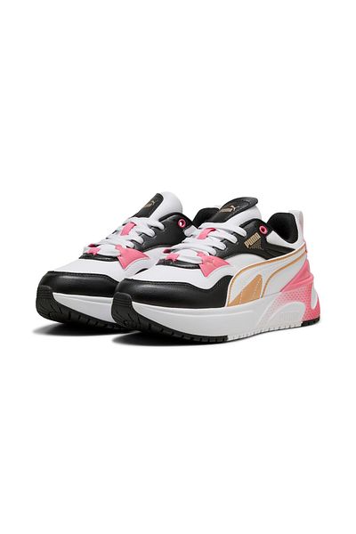 Puma حذاء رياضي أسود من PUMA R78 Disrupt Wayne باللون البيج الدافئ