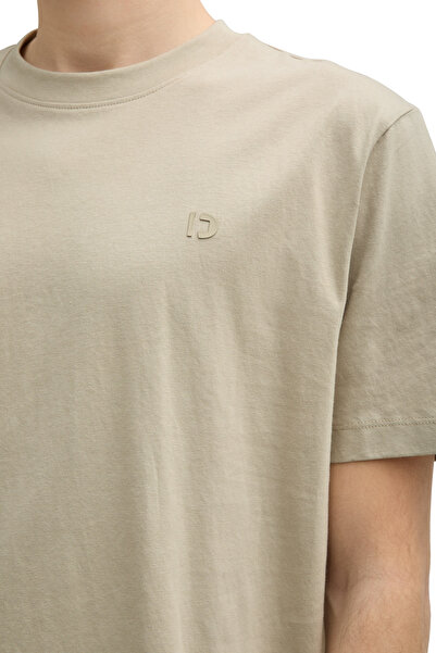 Tom Tailor Denim Beigefarbenes Abbey Stone T-Shirt für Herren