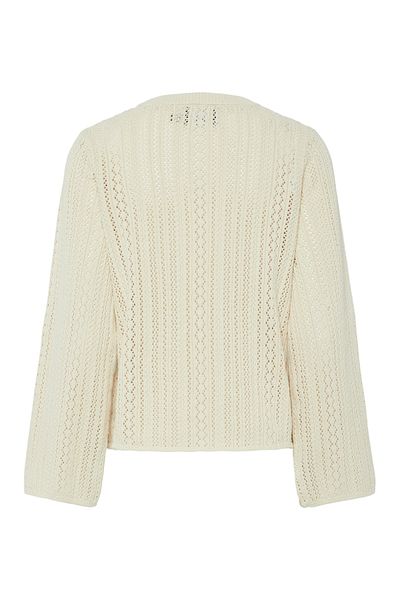 PIECES Pullover Running Coconut 100 % Algodon-Sweatshirt für Damen