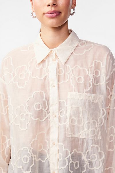 YAS. YASFLORINA LS OVERSIZE PÓLÓ