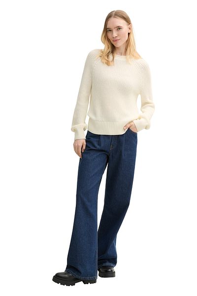 Tom Tailor Denim nyakú pulóver
