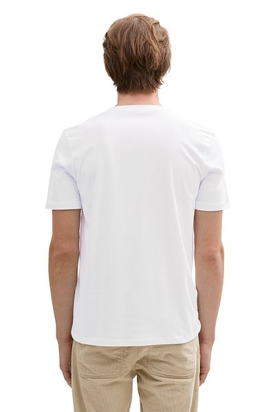 Tom Tailor Denim Weißes T-Shirt für Männer