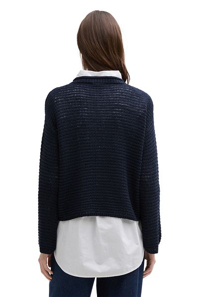 Tom Tailor Denim páska yarn pullover