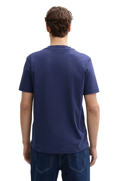 Tom Tailor Denim Pánské tričko Black Blueberry