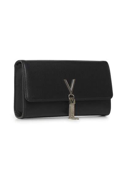 Valentino Чорна жіноча сумка 43x32x12 Portfoy Vbs1r401gnero