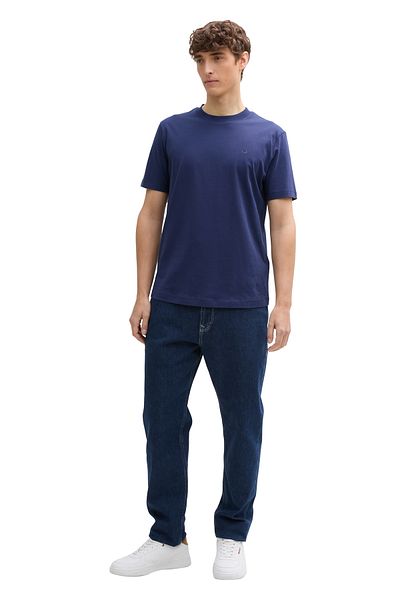 Tom Tailor Denim Pánské tričko Black Blueberry