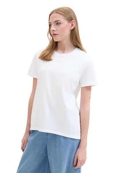 Tom Tailor Denim volné tričko s vysokým-nízkým