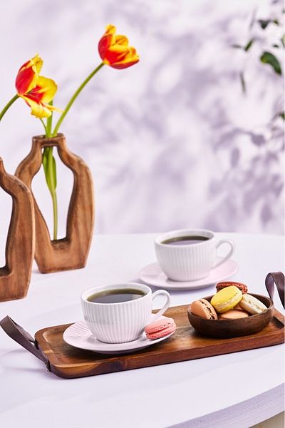 Karaca Seashell 2-Person Teacup - 200 ml Powder