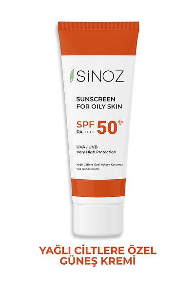 SİNOZ Sebumausgleichende und aufhellende Sonnencreme mit hohem Schutzfaktor, LSF 50, Mischöl, 50 ml