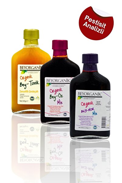 BEYORGANİK Organik Bey Tonik / Bey Mor Mix / Bey Öz Mix Grubu 3'lü (PESTİSİT ...