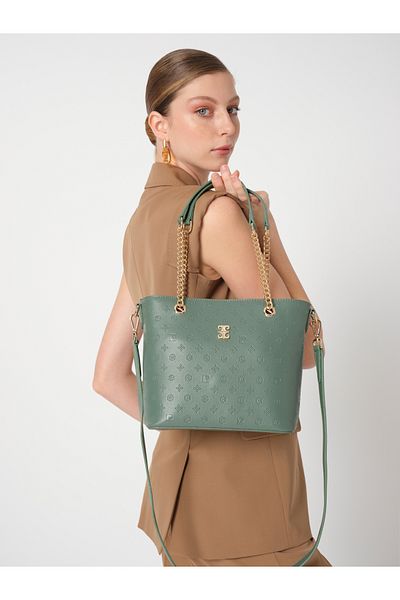 Pierre Cardin Geantă de umăr Green Floater pentru femei