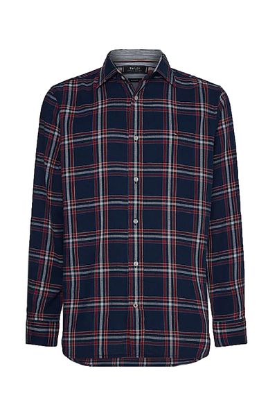 Tommy Hilfiger Mw0mw205880ms gombos nyakú karcsúsított kockás kék férfi ing